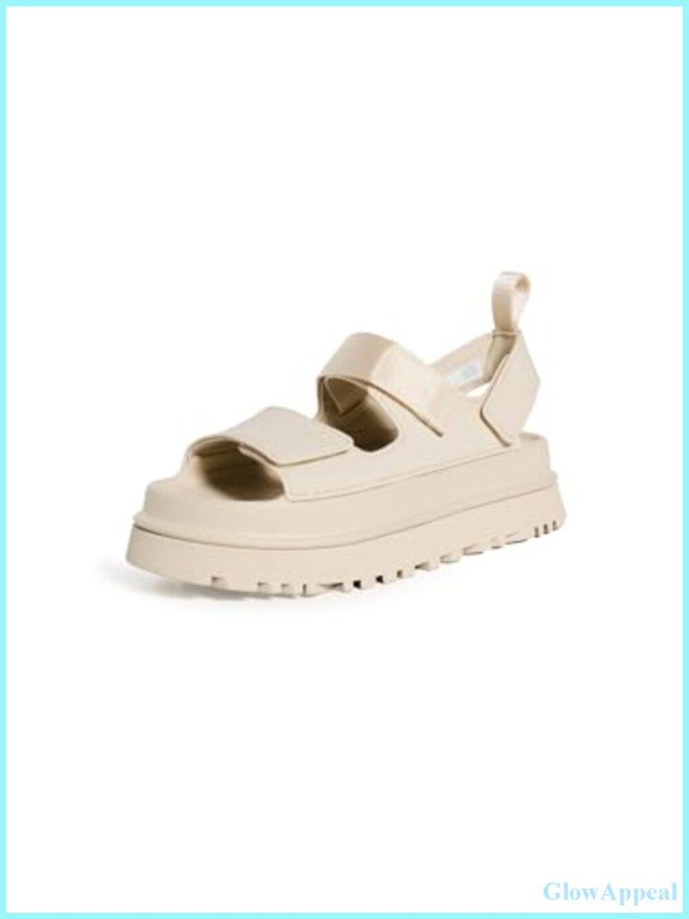 UGG Goldenglow Platform Slingback Sandals – Casual, Cushioned, Recycled